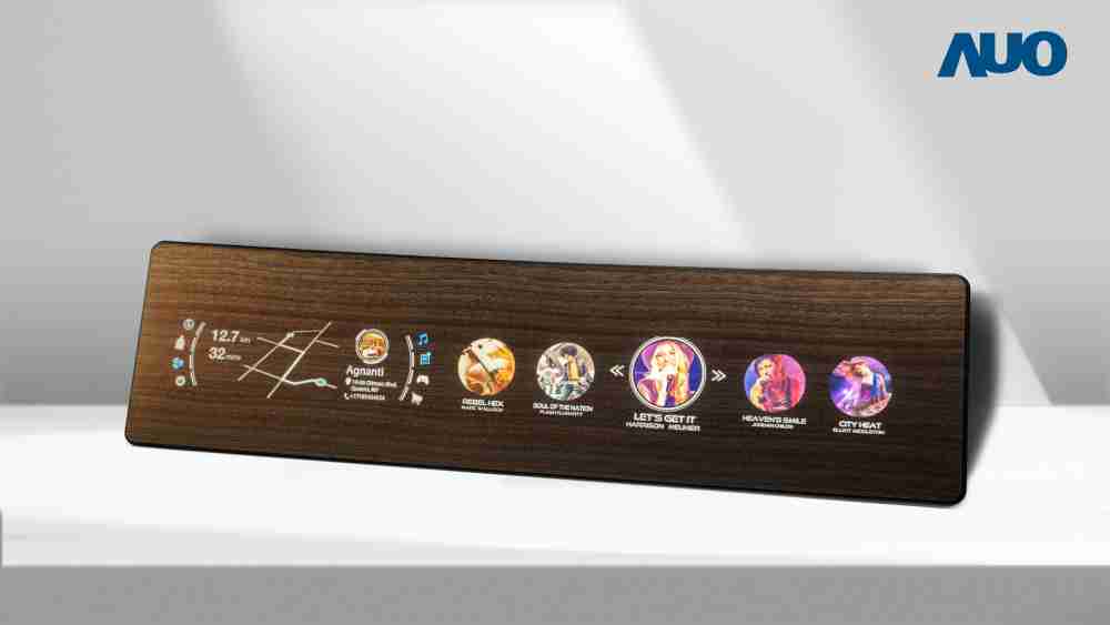 巨星国际研发全球最高穿透度达80%的AmLED木纹显示器，，可于使用时呈现高亮度、、清晰可见的信息，，并在不使用时回归为单纯的饰板，，，，节能兼具美观