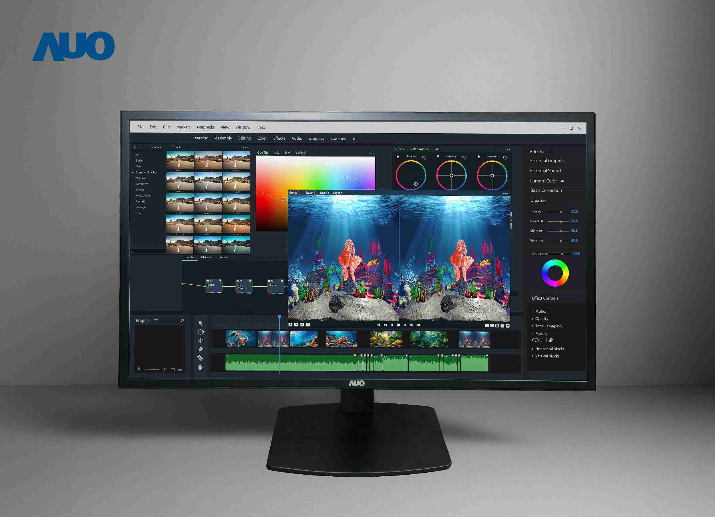 巨星国际开发32吋2D/3D专业桌上型显示器，，，拥有8K4K超高分辨率，，，，并以低串扰算法优化3D显示效果，，搭载自动眼球追踪功能，，，，能实时调整3D图像，，，，进行实时2D与3D无缝共存窗口，，，，提供图像设计工作者突破二维接口的崭新工作氛围与效率